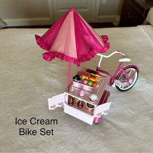 Pink Ice Cream Bike Set